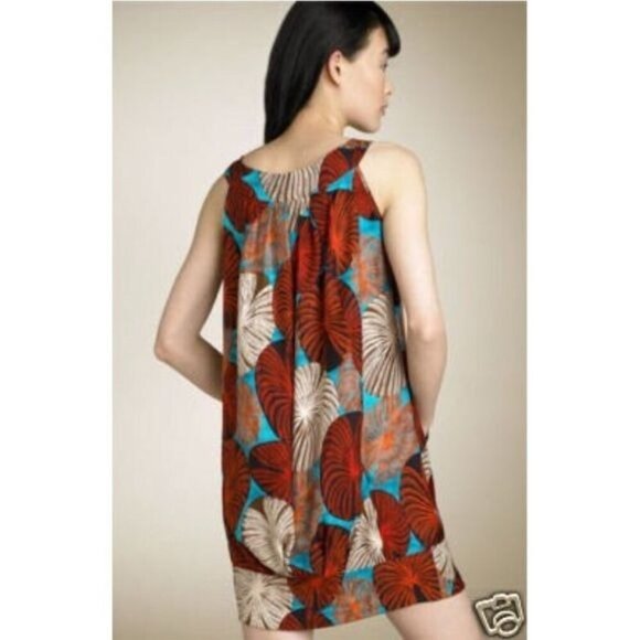 Diane von Furstenberg Peggy Palm Pattern Silk Dress size 4 - Picture 2 of 5